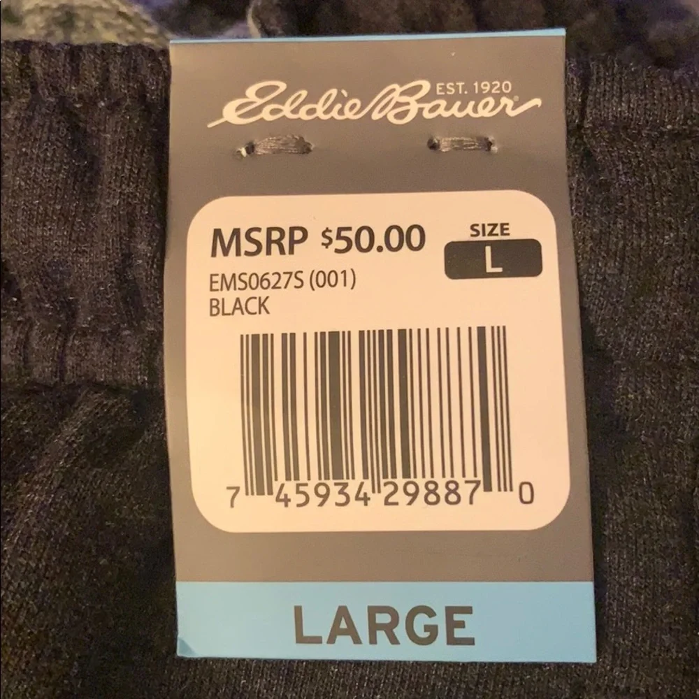 Eddie Bauer Men’s Dark Gray Lounge Shorts